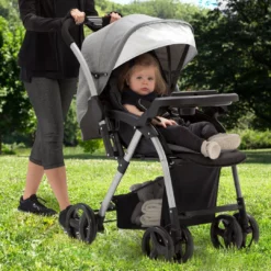 Delta Children Pearl II Reversible Handle Stroller Strollers