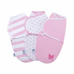 Delta Children Sale Little Lambs Adjustable Swaddle Wrap - Size Small/Medium, Fits Babies 0-3 Months/7-14 Lbs., 3-Pack