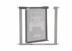 Jeep Adjustable Baby Safety Gate - Easy Fit Pressure Mount Design With Walk-Through Door Sale
