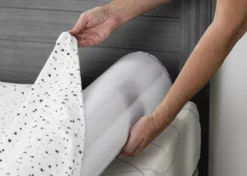 Delta Children Foam Bed Rails Inflatable Bed Rails For Toddlers & Kids With Foot Pump (2 Pack)