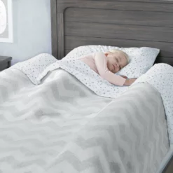 Serta Foam Bed Rails Perfect Sleeper Inflatable Bed Rails For Toddlers & Kids With Foot Pump (2 Pack)