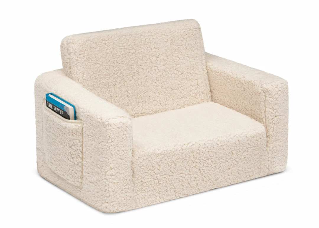 Delta Children Cozee Flip-Out Sherpa 2-in-1 Convertible Chair To Lounger For Kids 16 Delta Children Cozee Flip-Out Sherpa 2-in-1 Convertible Chair To Lounger For Kids