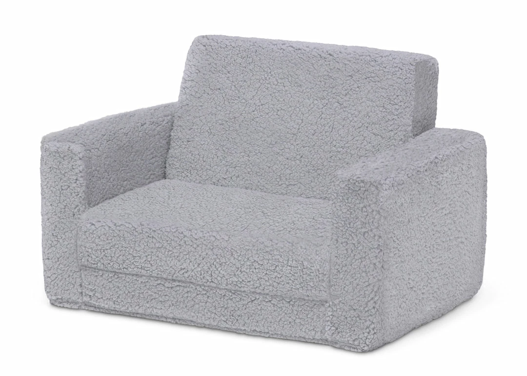 Delta Children Cozee Flip-Out Sherpa 2-in-1 Convertible Chair To Lounger For Kids 6 Delta Children Cozee Flip-Out Sherpa 2-in-1 Convertible Chair To Lounger For Kids
