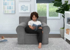 Delta Children Personalization Personalized XL Cozee Foam Chair For Kids - Our Largest Chair