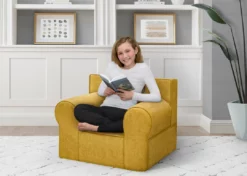 Delta Children Personalization Personalized XL Cozee Foam Chair For Kids - Our Largest Chair