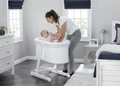 Simmons Kids® Oval City Sleeper Bassinet Bassinets 30 Simmons Kids® Oval City Sleeper Bassinet Bassinets