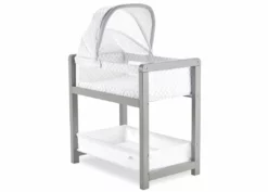 Delta Children Classic Deluxe Wood Bedside Bassinet Sleeper Bassinets