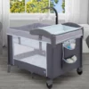 Delta Children LX Deluxe Portable Baby Play Yard With Removable Bassinet And Changing Table Play Yards