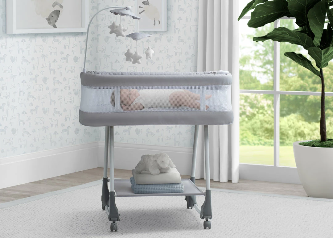 Simmons Kids Bassinets Shooting Star Rocking Bassinet With Air Flow Mesh 3 Simmons Kids Bassinets Shooting Star Rocking Bassinet With Air Flow Mesh