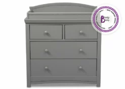 Simmons Kids Emma 4 Drawer Dresser With Changing Top Dressers & Changing Tables