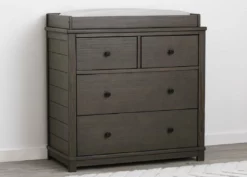 Simmons Kids Dressers & Changing Tables Monterey 4 Drawer Dresser With Changing Top