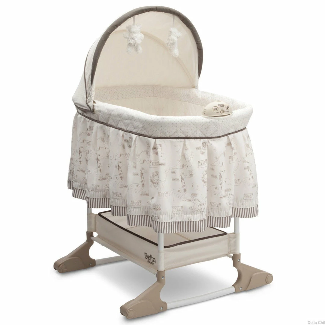 Delta Children Play Time Rocking Jungle Bassinet Bassinets 3 Delta Children Play Time Rocking Jungle Bassinet Bassinets