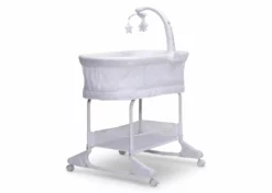 Delta Children Bassinets SleepCool Rocking Bassinet With Airflow Mesh