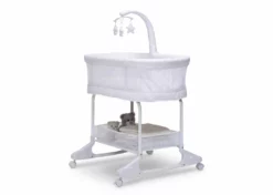Delta Children Bassinets SleepCool Rocking Bassinet With Airflow Mesh