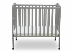 Delta Children Baby Cribs Folding Portable Mini Baby Crib With 1.5-inch Mattress