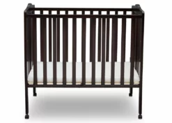 Delta Children Baby Cribs Folding Portable Mini Baby Crib With 1.5-inch Mattress