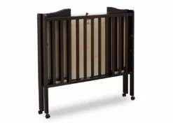 Delta Children Baby Cribs Folding Portable Mini Baby Crib With 1.5-inch Mattress