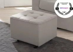 Delta Children Tufted Nursery Gliding Ottoman Gliders & Rocking Chairs
