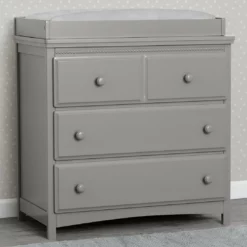Delta Children Emerson 3 Drawer Dresser With Changing Top Dressers & Changing Tables