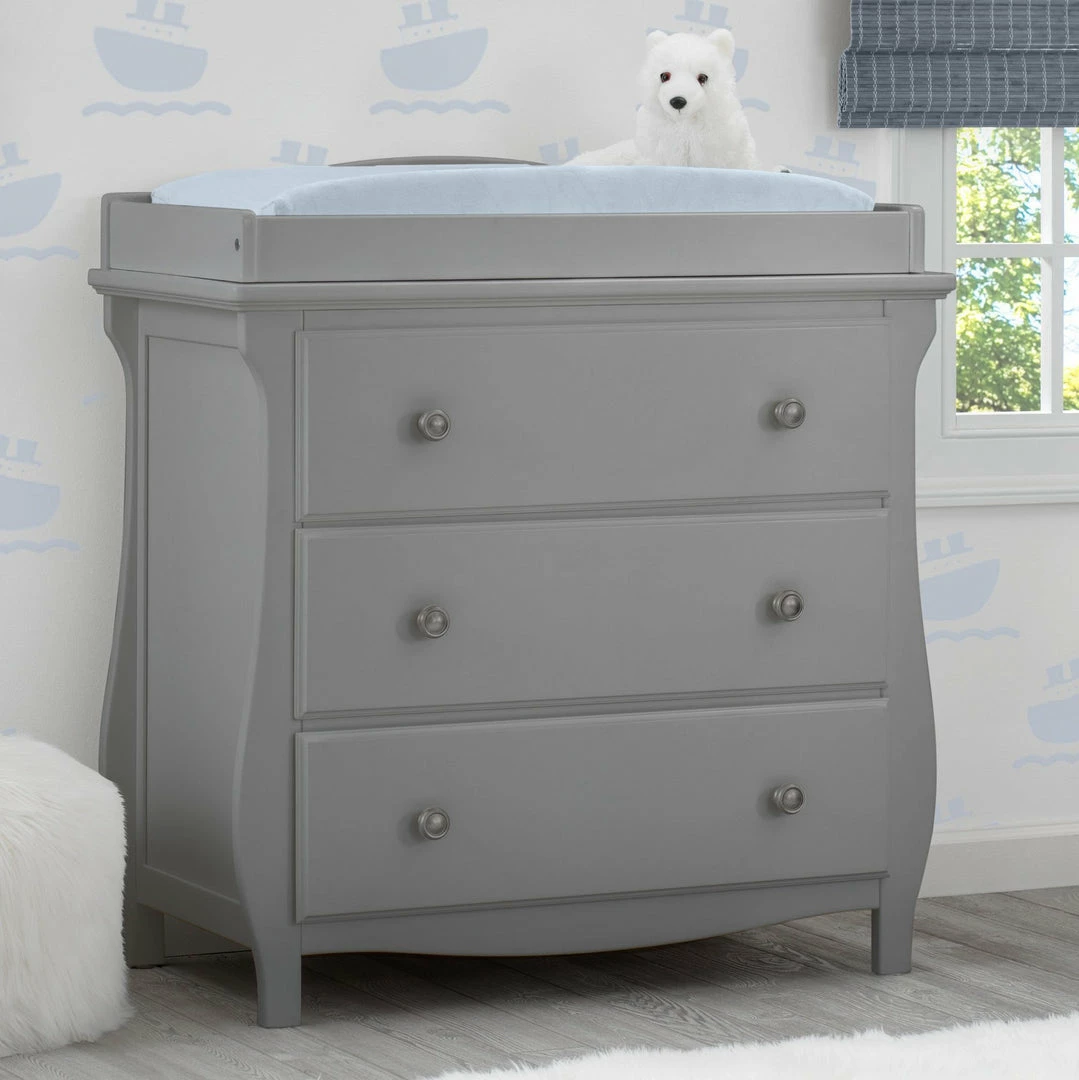 Delta Children Dressers & Changing Tables Lancaster 3 Drawer Dresser With Changing Top 3 Delta Children Dressers & Changing Tables Lancaster 3 Drawer Dresser With Changing Top