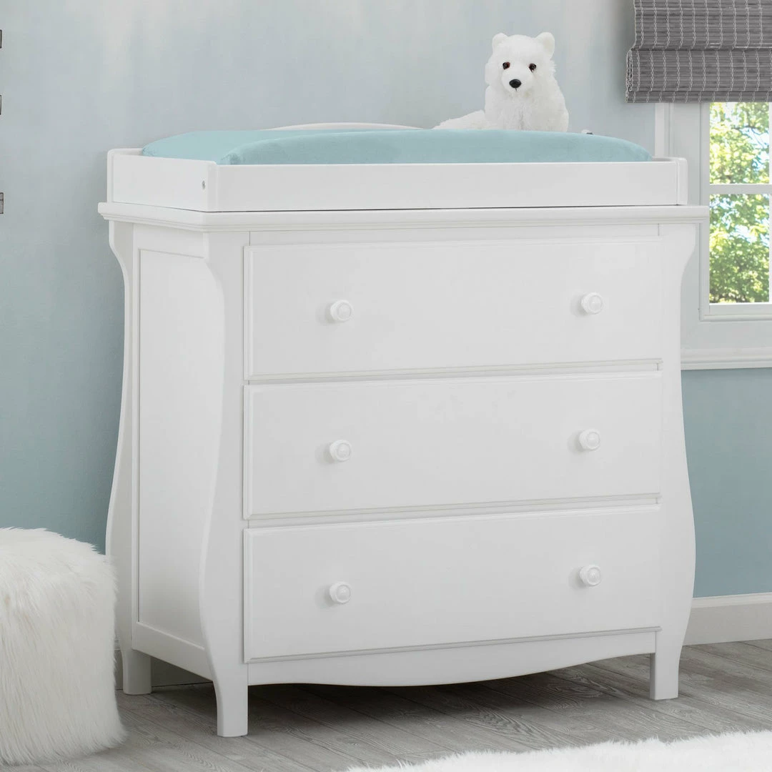 Delta Children Dressers & Changing Tables Lancaster 3 Drawer Dresser With Changing Top 8 Delta Children Dressers & Changing Tables Lancaster 3 Drawer Dresser With Changing Top
