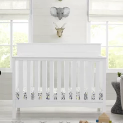 Delta Children Skylar 4-in-1 Convertible Crib Baby Cribs