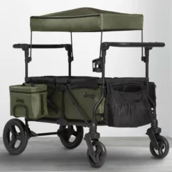 Delta Children Sales 26 Jeep Deluxe Wrangler Wagon Stroller With Cooler Bag And Parent Organizer What's New