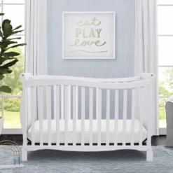 Delta Children Brookside 4-in-1 Convertible Crib Baby Cribs