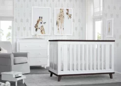Delta Children Ava 3-in-1 Convertible Crib Baby Cribs