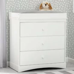 Delta Children Sutton 3 Drawer Dresser With Changing Top