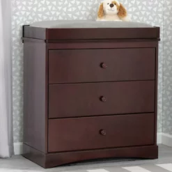 Delta Children Sutton 3 Drawer Dresser With Changing Top