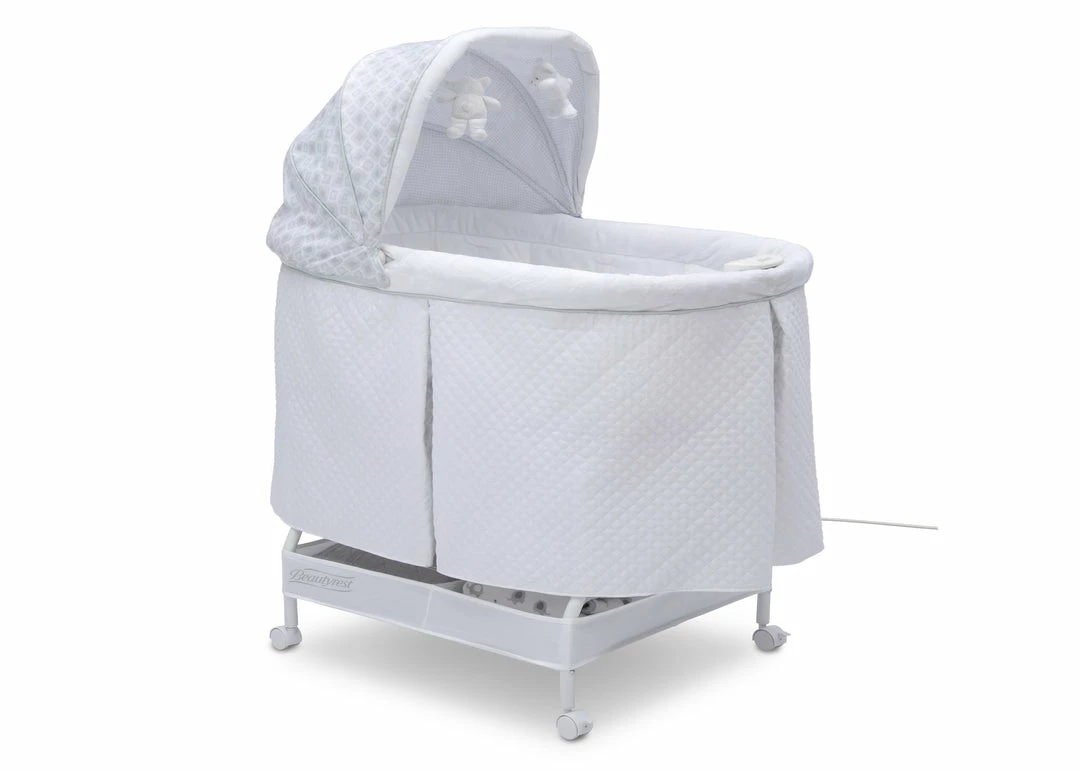 Simmons Kids Beautyrest™ Silent Auto Gliding Lux Bassinet - Arcadia 6 Simmons Kids Beautyrest™ Silent Auto Gliding Lux Bassinet - Arcadia