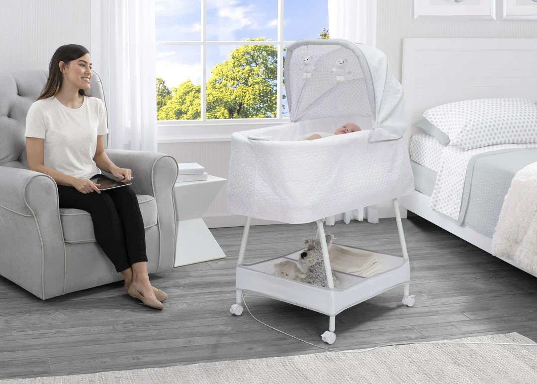 Simmons Kids Silent Auto Gliding Elite Bassinet - Odyssey Bassinets 4 Simmons Kids Silent Auto Gliding Elite Bassinet - Odyssey Bassinets