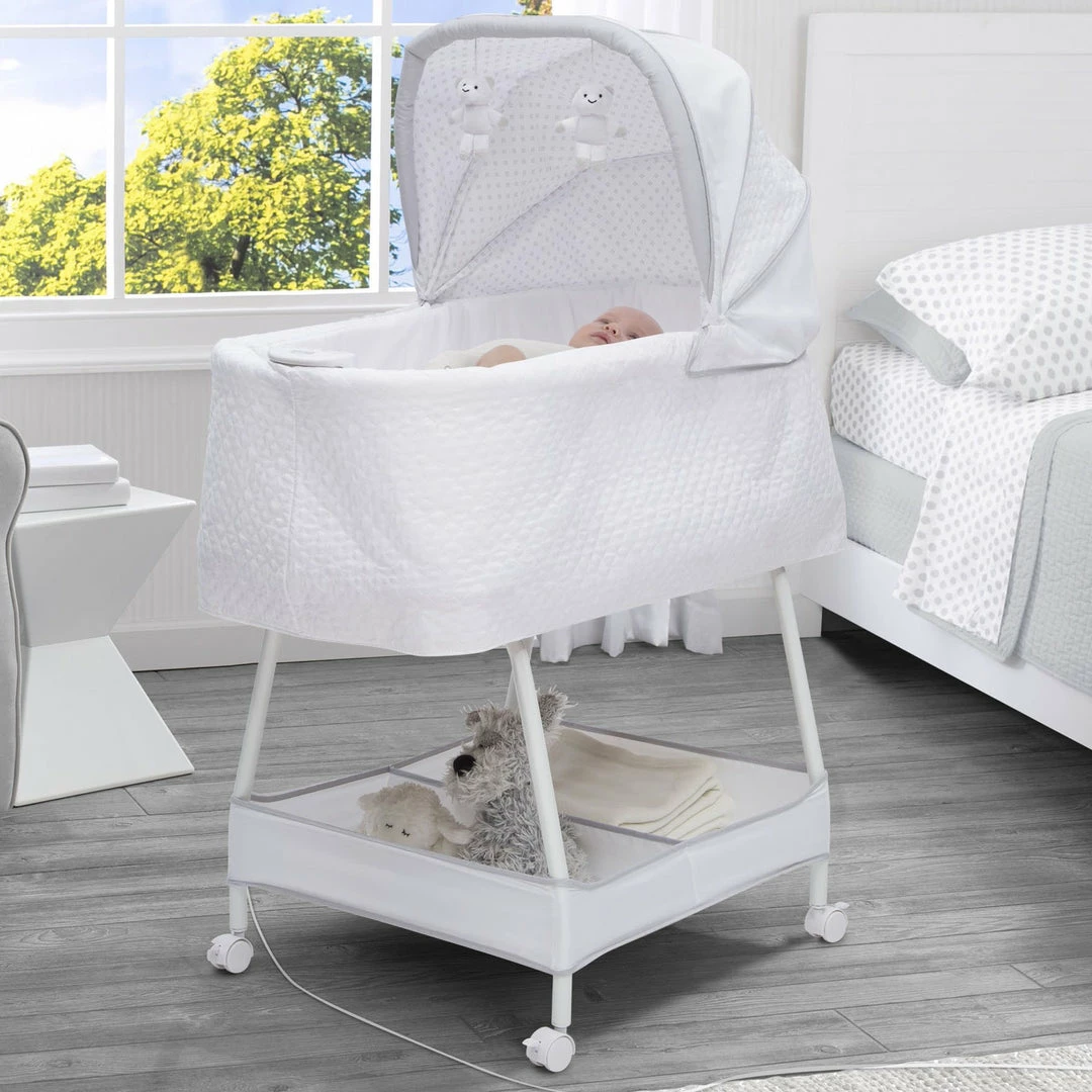 Simmons Kids Silent Auto Gliding Elite Bassinet - Odyssey Bassinets 3 Simmons Kids Silent Auto Gliding Elite Bassinet - Odyssey Bassinets