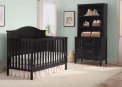 Delta Children Baby Cribs Madrid 4-in-1 Convertible Crib