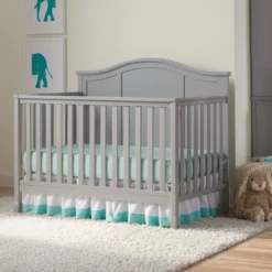 Delta Children Baby Cribs Madrid 4-in-1 Convertible Crib