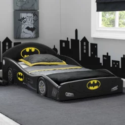Delta Children Batman Batmobile Plastic Sleep And Play Toddler Bed Toddler Beds