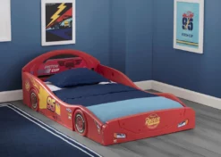 Disney/Pixar Cars Lightning McQueen Plastic Sleep And Play Toddler Bed
