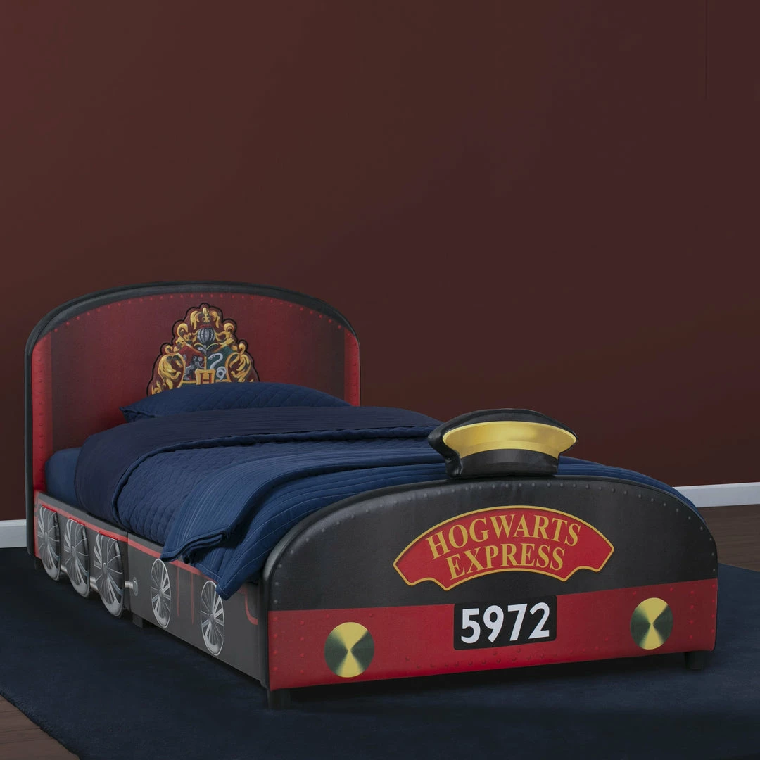 Delta Children Harry Potter Hogwarts Express Upholstered Twin Bed 3 Delta Children Harry Potter Hogwarts Express Upholstered Twin Bed