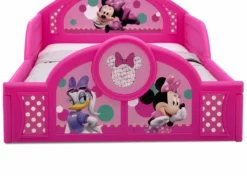 Delta Children Toddler Beds Minnie Mouse Plastic Sleep And Play Toddler Bed