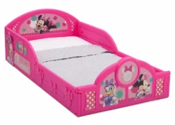 Delta Children Toddler Beds Minnie Mouse Plastic Sleep And Play Toddler Bed