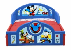 Delta Children Mickey Mouse Plastic Sleep And Play Toddler Bed Toddler Beds
