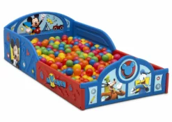 Delta Children Mickey Mouse Plastic Sleep And Play Toddler Bed Toddler Beds