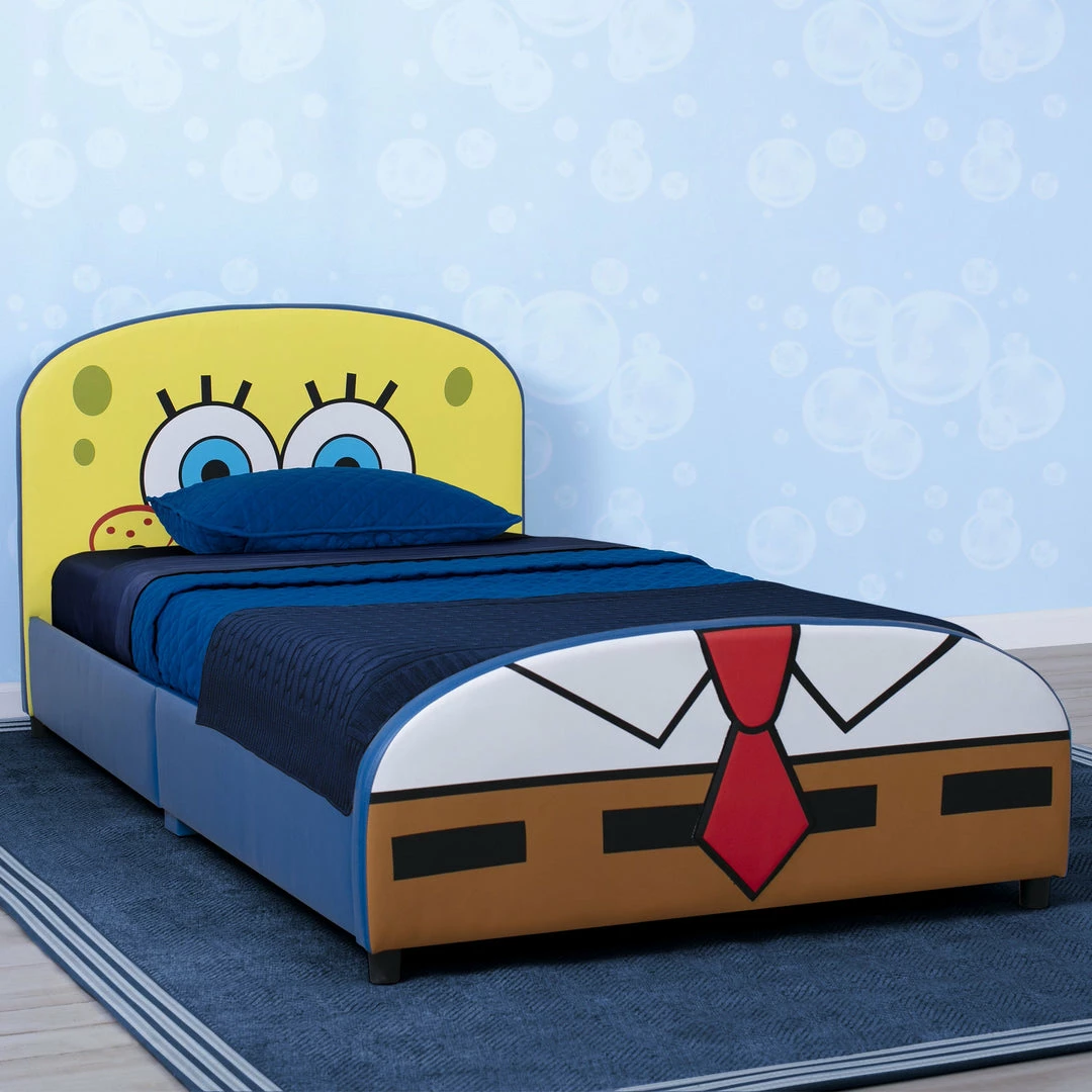 Delta Children SpongeBob SquarePants Upholstered Twin Bed 3 Delta Children SpongeBob SquarePants Upholstered Twin Bed