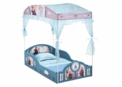 Toddler Beds Disney Frozen II Plastic Sleep And Play Toddler Bed With Canopy By Delta Children