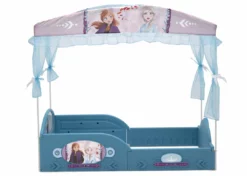 Toddler Beds Disney Frozen II Plastic Sleep And Play Toddler Bed With Canopy By Delta Children