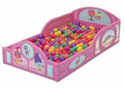 Delta Children Toddler Beds Trolls World Tour Plastic Sleep And Play Toddler Bed