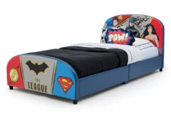 Delta Children DC Comics Justice League Upholstered Twin Bed Twin Beds & Headboards