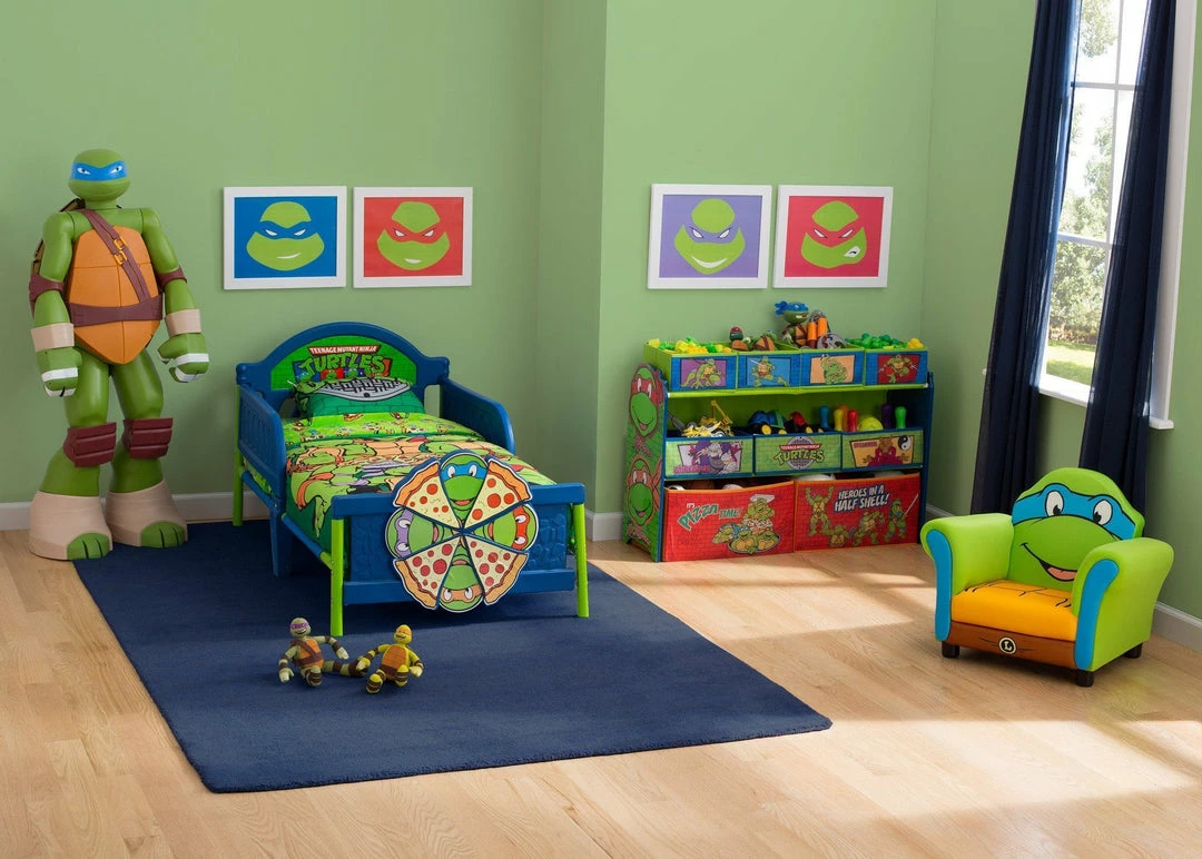 Delta Children Teenage Mutant Ninja Turtles Plastic 3D Toddler Bed Toddler Beds 4 Delta Children Teenage Mutant Ninja Turtles Plastic 3D Toddler Bed Toddler Beds