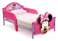 Delta Children Toddler Beds Minnie Mouse Plastic 3D Toddler Bed